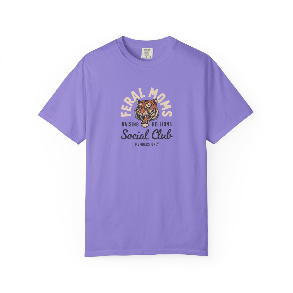Tiger Social Club T‑Shirt — "Raising Hellions" Graphic Tee