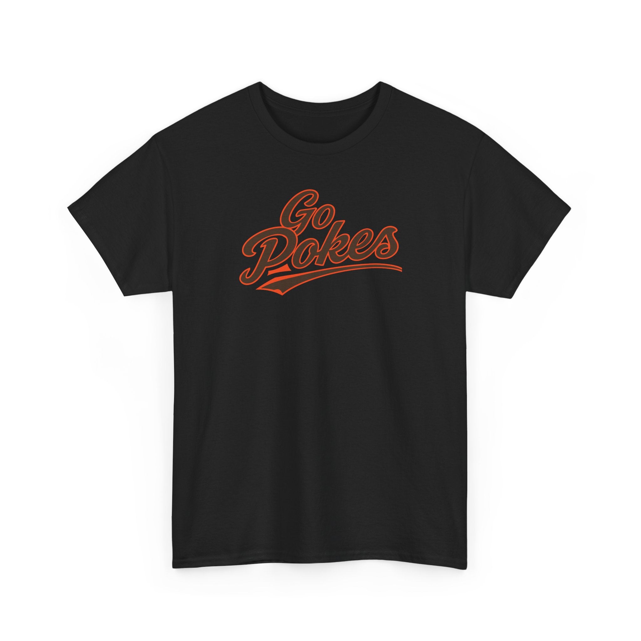 Go Pokes T-Shirt — Retro Script Fan Tee