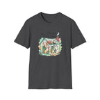 Dog House Watercolor T-Shirt — "My House is a Zoo" Cute Pet Lover Tee