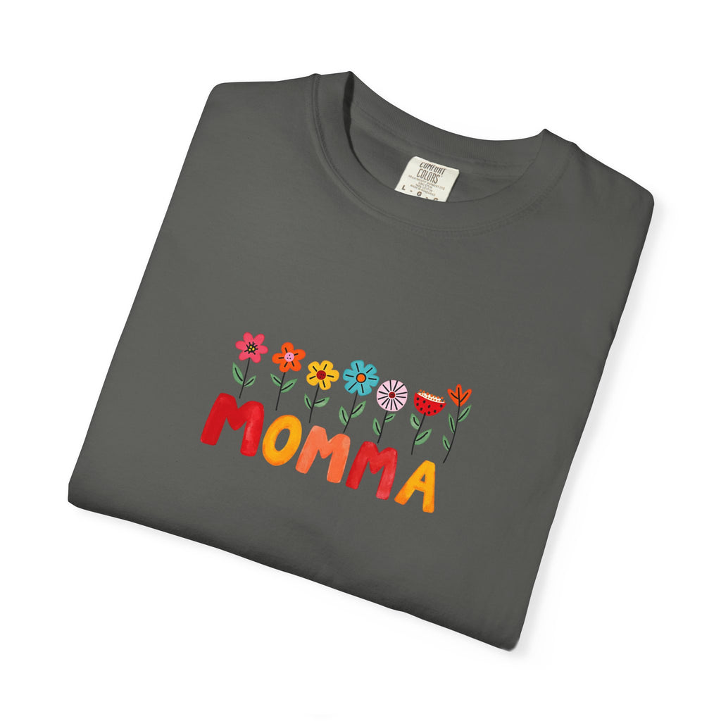 Momma Floral T-Shirt — Cute Colorful 'MOMMA' Mother's Day Tee