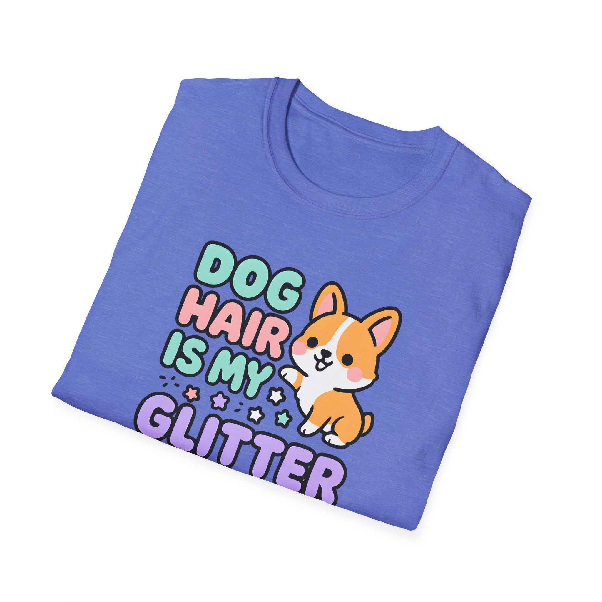 Dog Hair Is My Glitter T-Shirt — Cute Corgi Pet Lover Tee