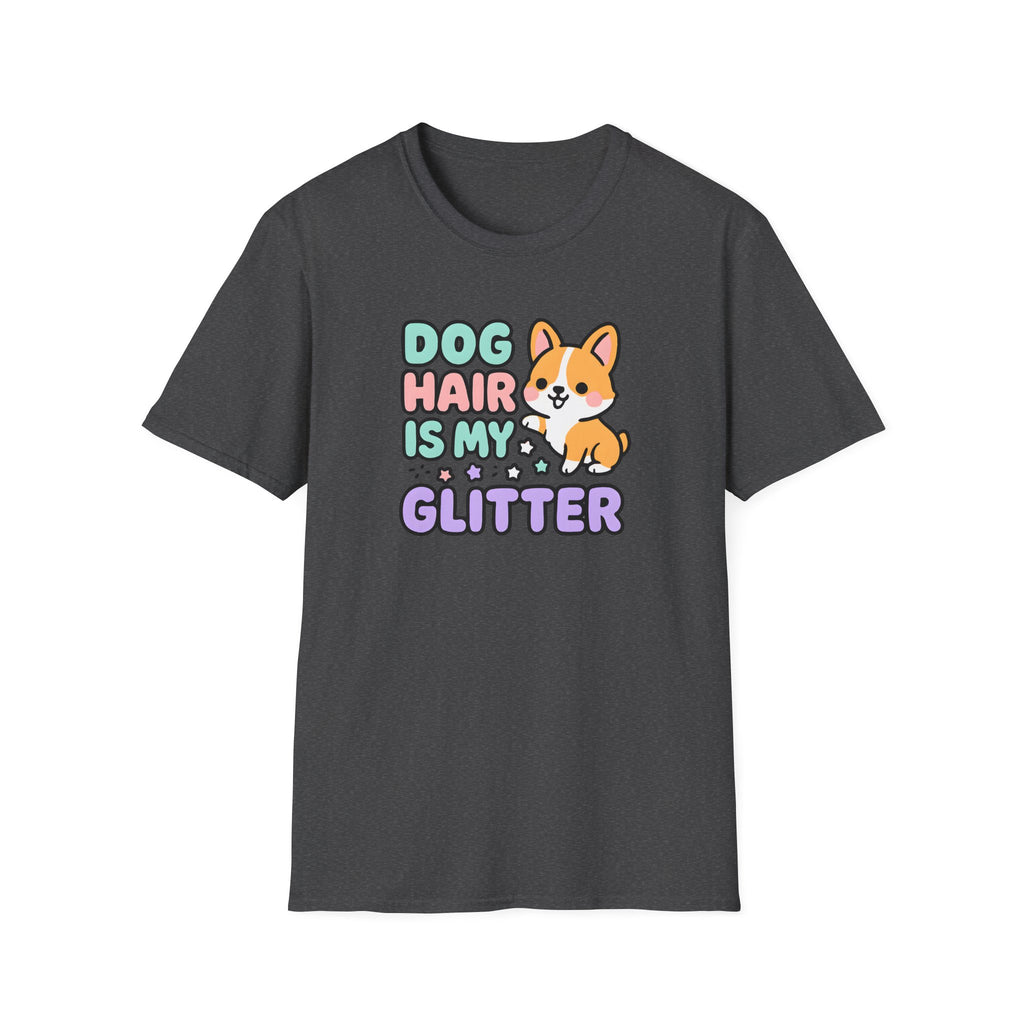 Dog Hair Is My Glitter T-Shirt — Cute Corgi Pet Lover Tee