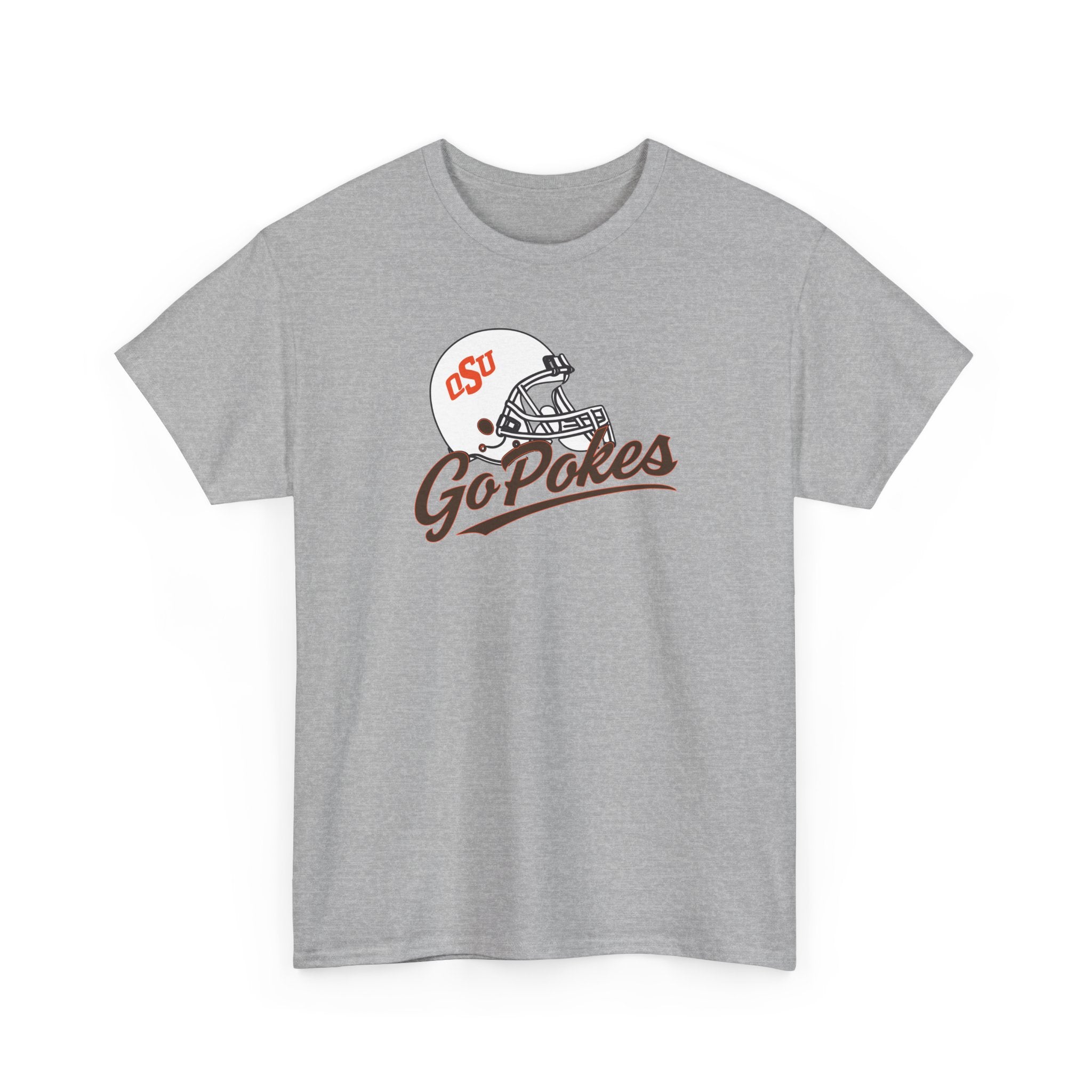 Go Pokes Tee — OSU Football Helmet Vintage Logo T-Shirt