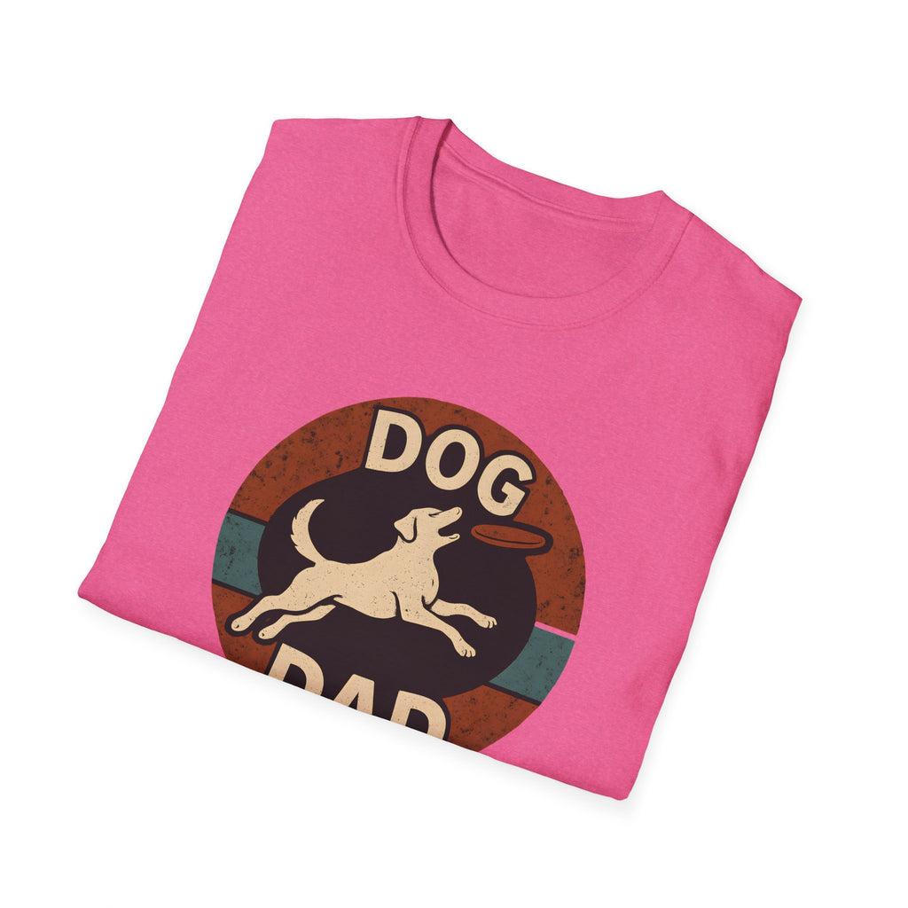Dog Dad T-Shirt – Retro Running Dog Graphic, Funny Father’s Day Gift for Pet Owners