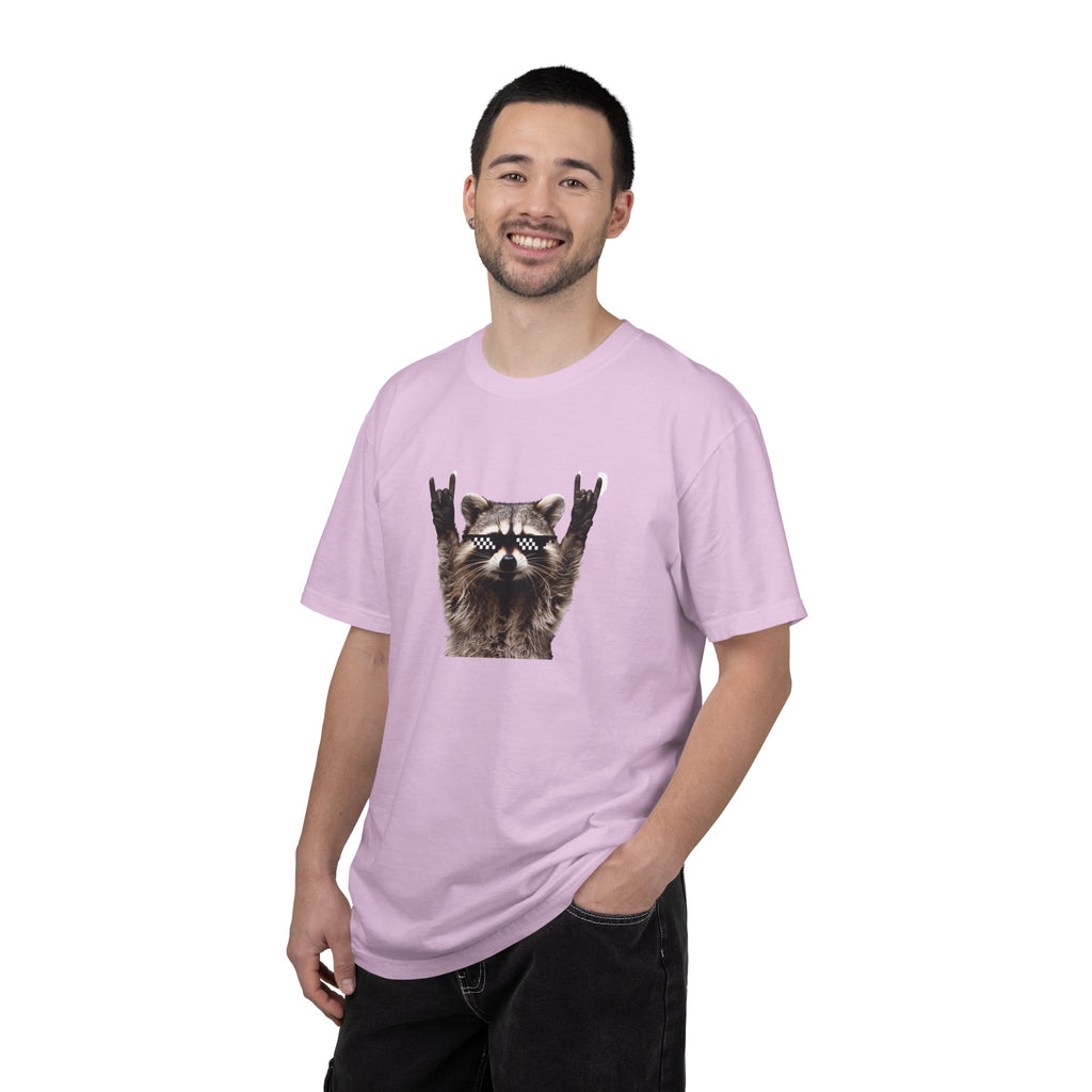 Rock On Raccoon T-Shirt — Cool Sunglasses Graphic Tee