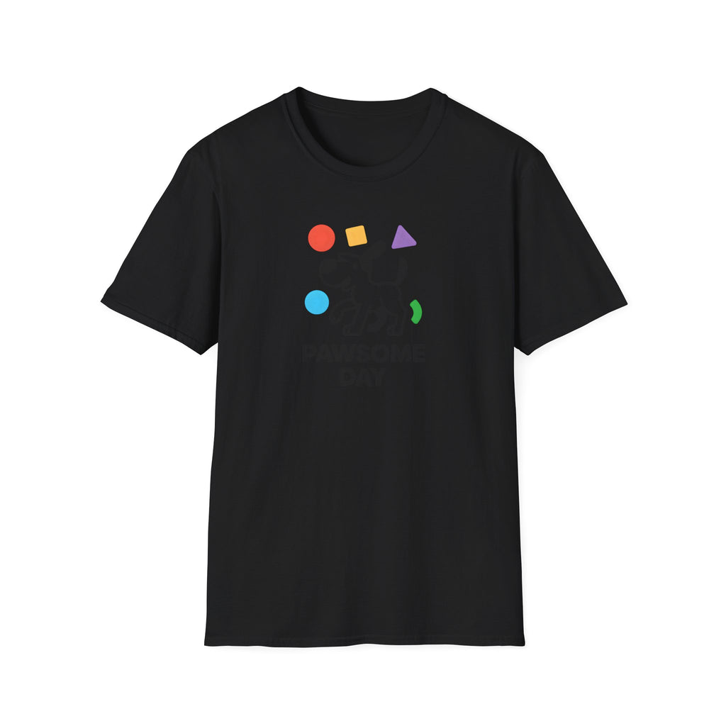 Pawsome Day Dog T‑Shirt – Cute Paw Print Graphic Tee for Dog Lovers