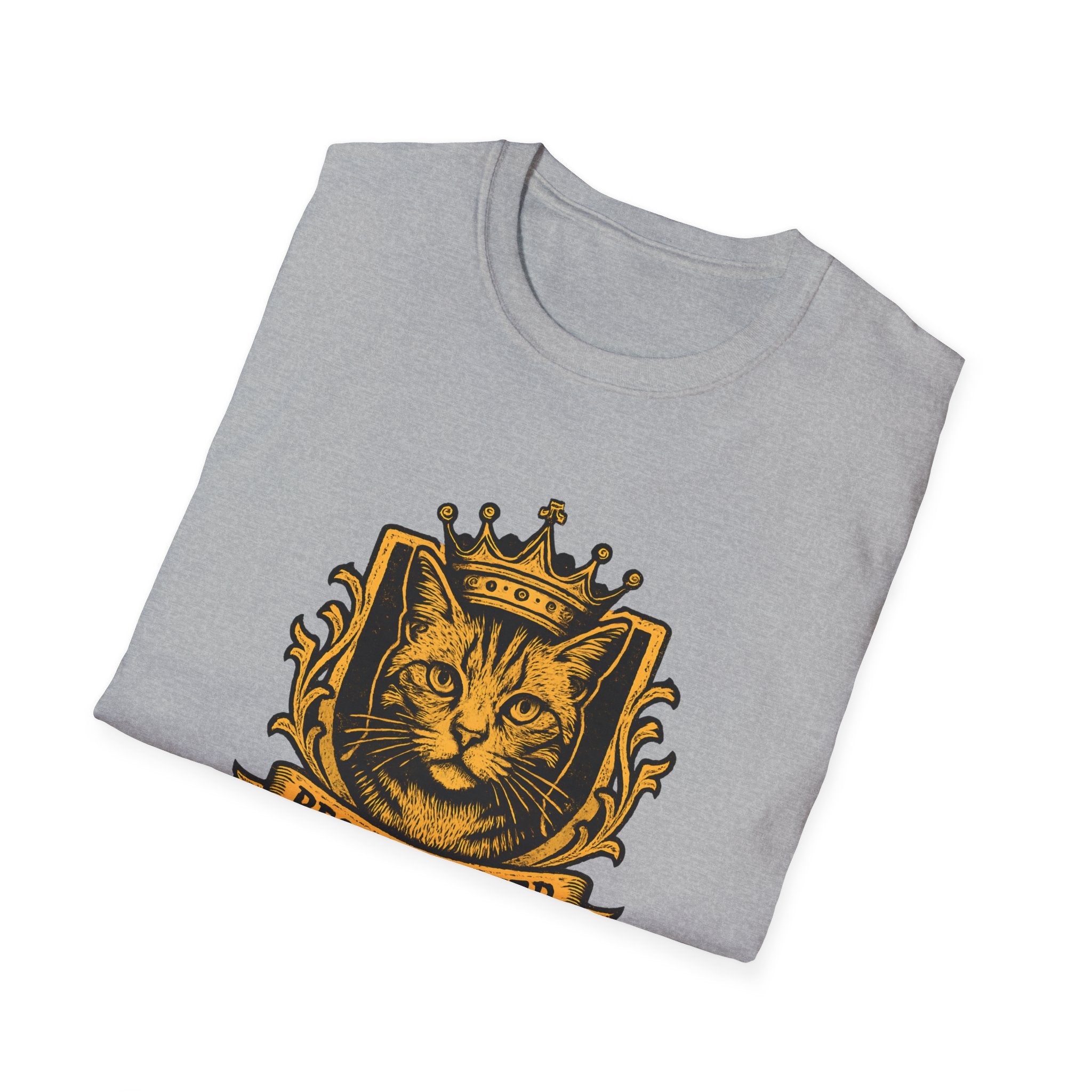 Cat Crest T-Shirt — "Best Cat Ever" Vintage Royal Cat Tee