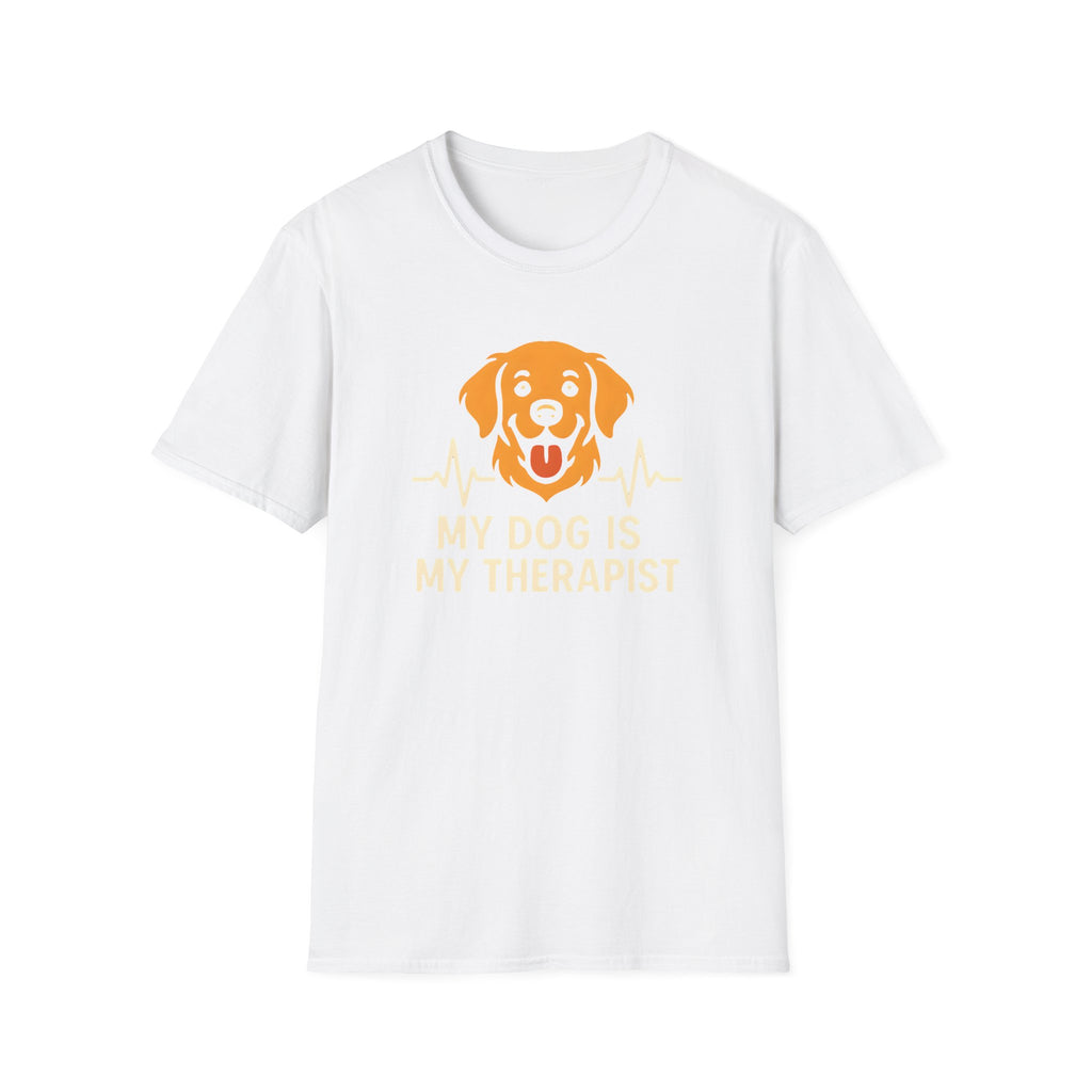Dog Therapist T-Shirt — "My Dog Is My Therapist" Pet Lover Tee