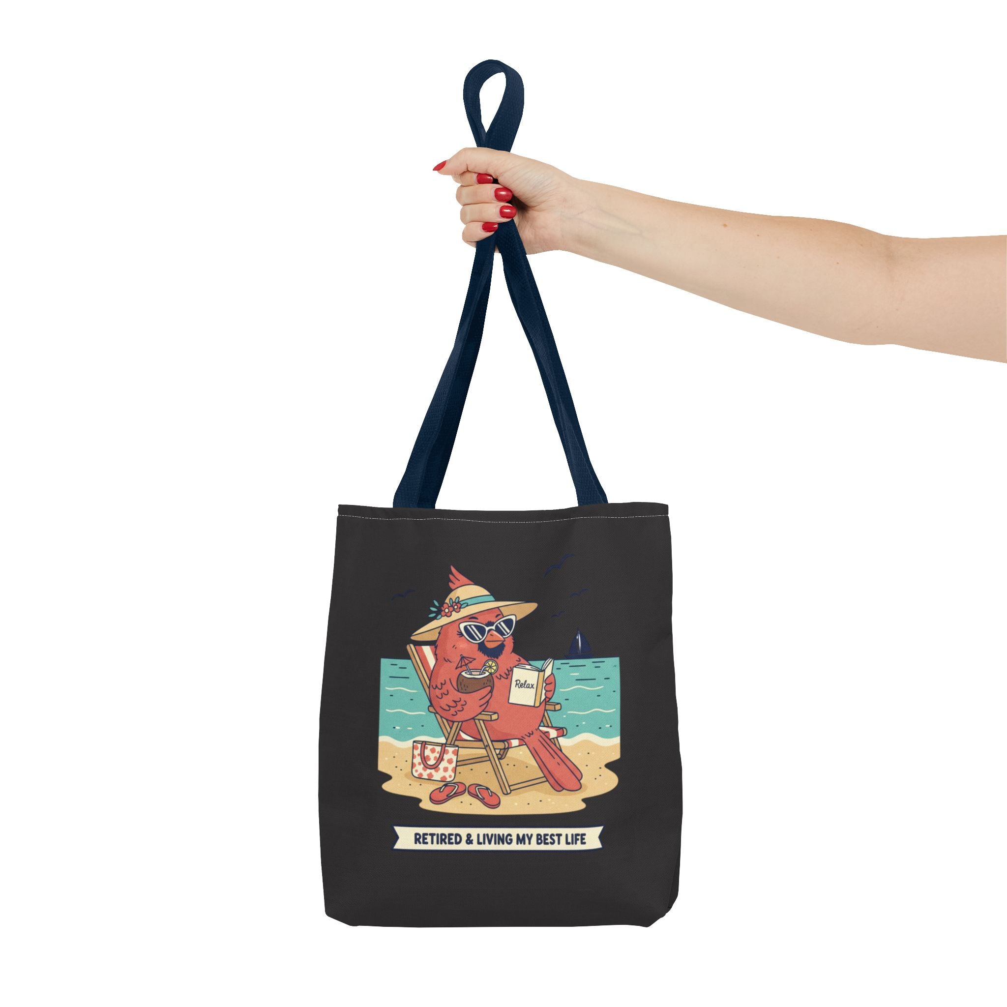 Retired and Living My Best Life Tote Bag