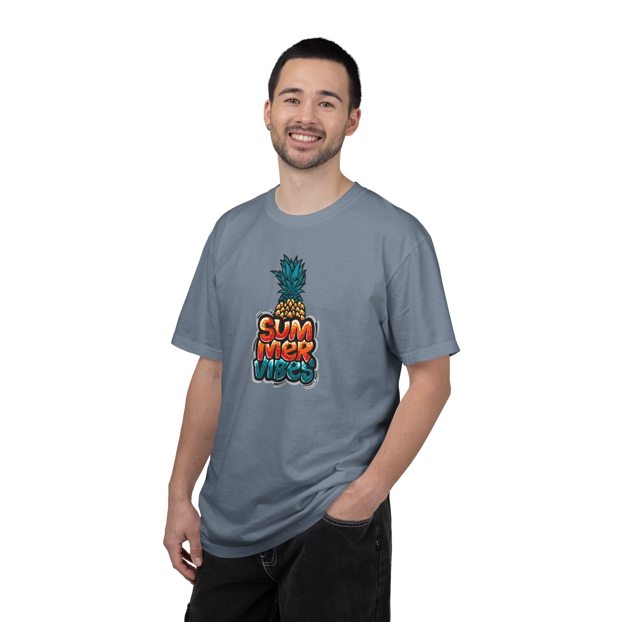 "Summer Vibes" Pineapple Graphic Tee