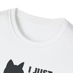 Cat & Coffee T-Shirt — "I Just Want to Drink Coffee and Pet My Cat" Graphic Tee