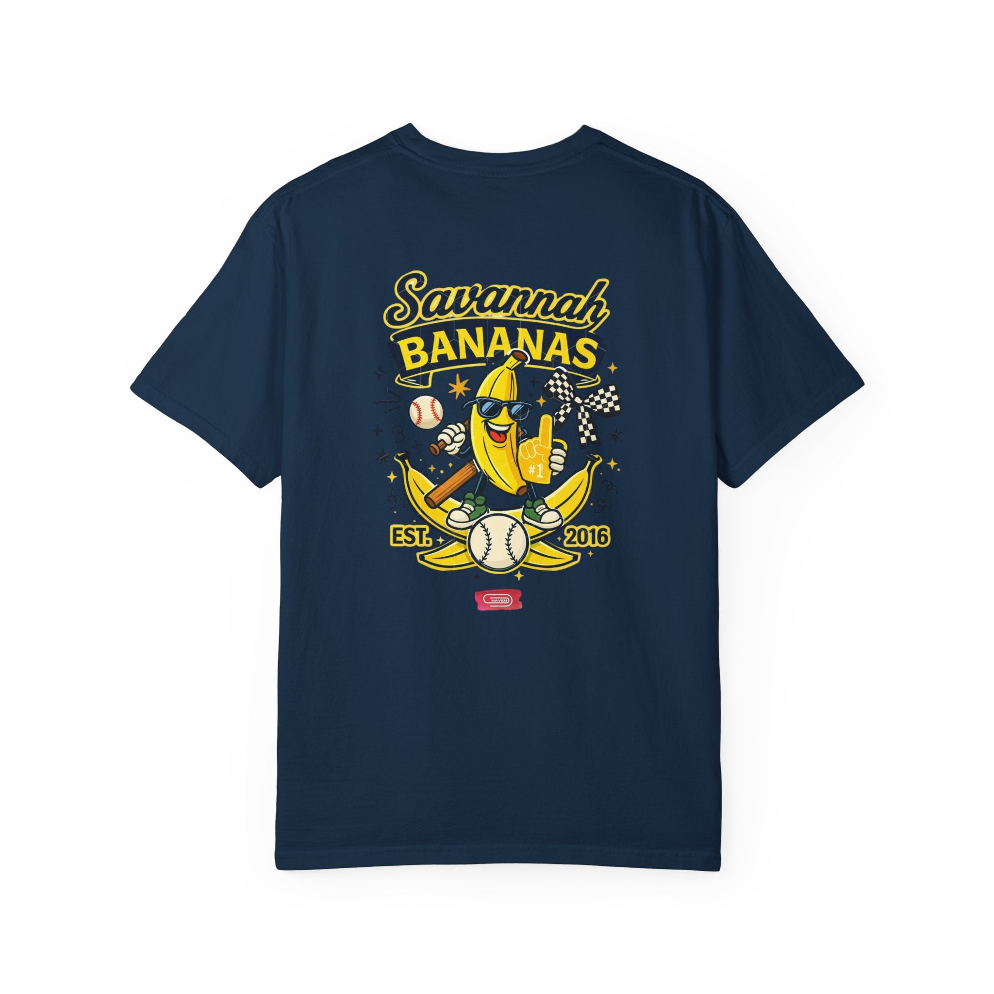 Savannah Bananas Baseball T-Shirt — Retro Banana Mascot Tee