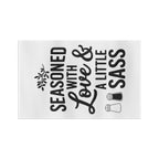 Seasoned With Love & A Little Sass Microfiber Tea Towel