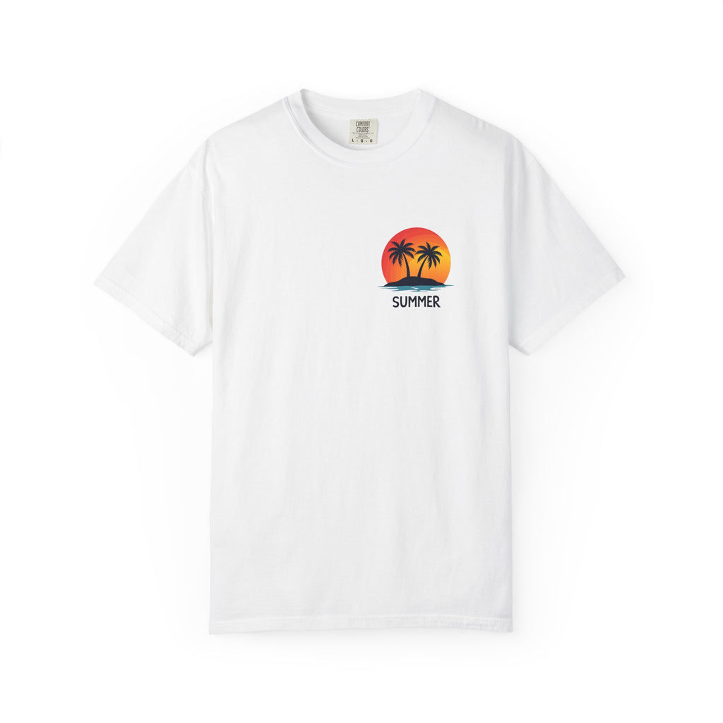 Summer Palm T-Shirt — Sunset Graphic Tee