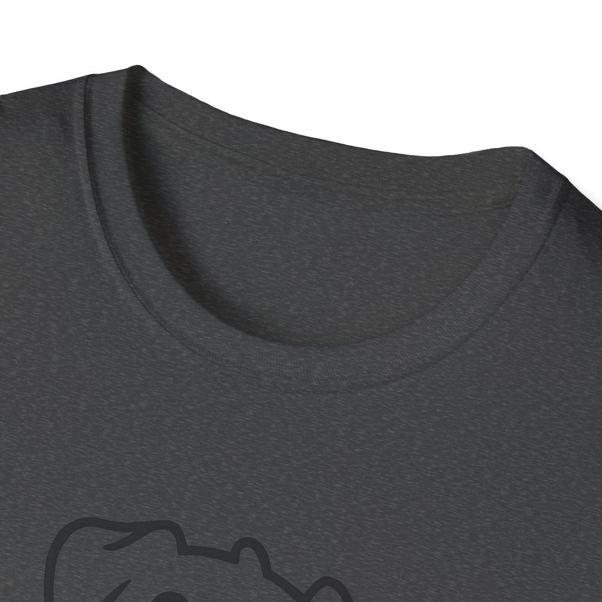 Dog Outline T-Shirt - Cute Happy Puppy Graphic Tee