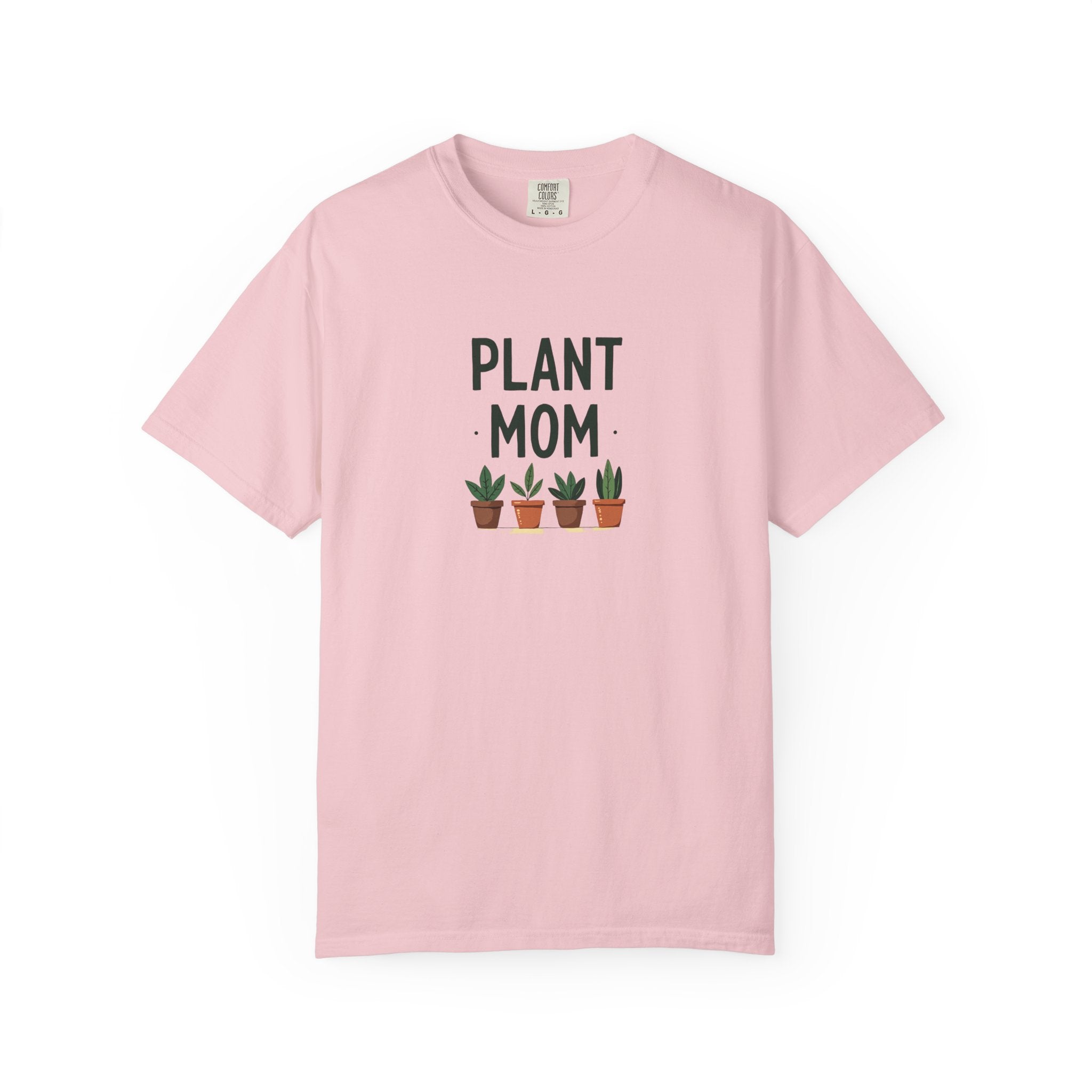 Plant Mom T-Shirt — Cute Potted Plants Graphic Tee for Plant Lovers