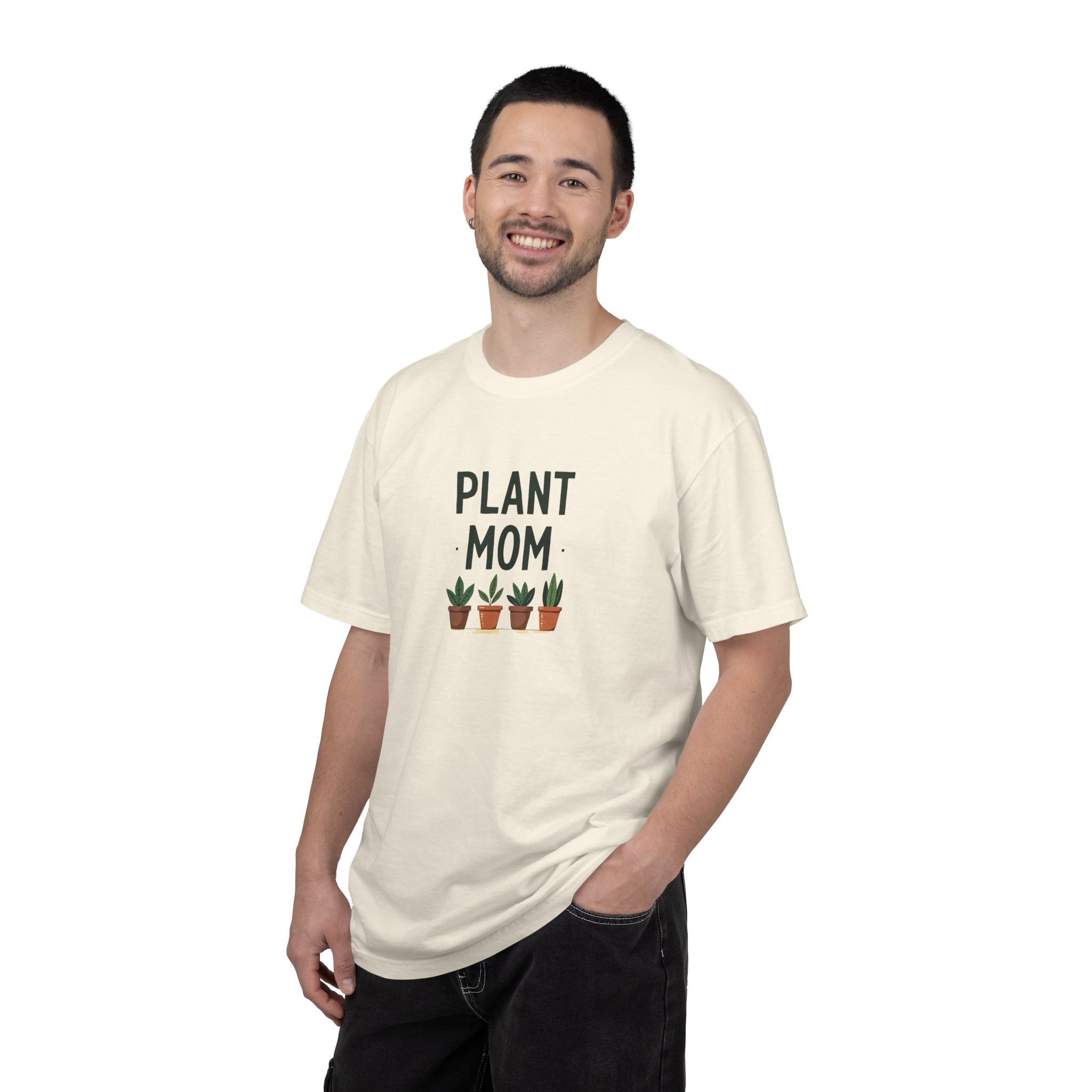 Plant Mom T-Shirt — Cute Potted Plants Graphic Tee for Plant Lovers