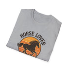 Horse Lover T-Shirt — Running Horse Sunset Graphic Tee