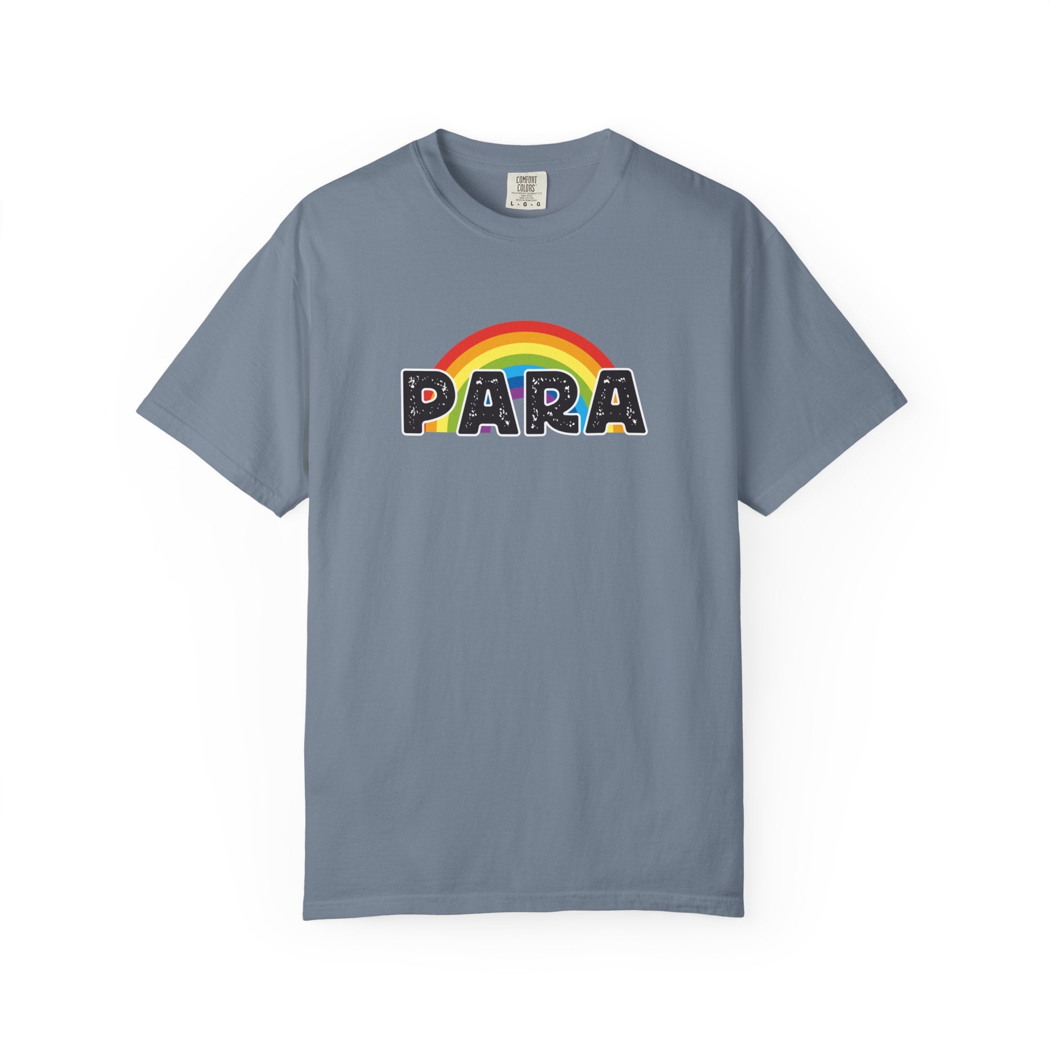 PARA Rainbow Graphic T-Shirt – Colorful Pride-Inspired Lettering