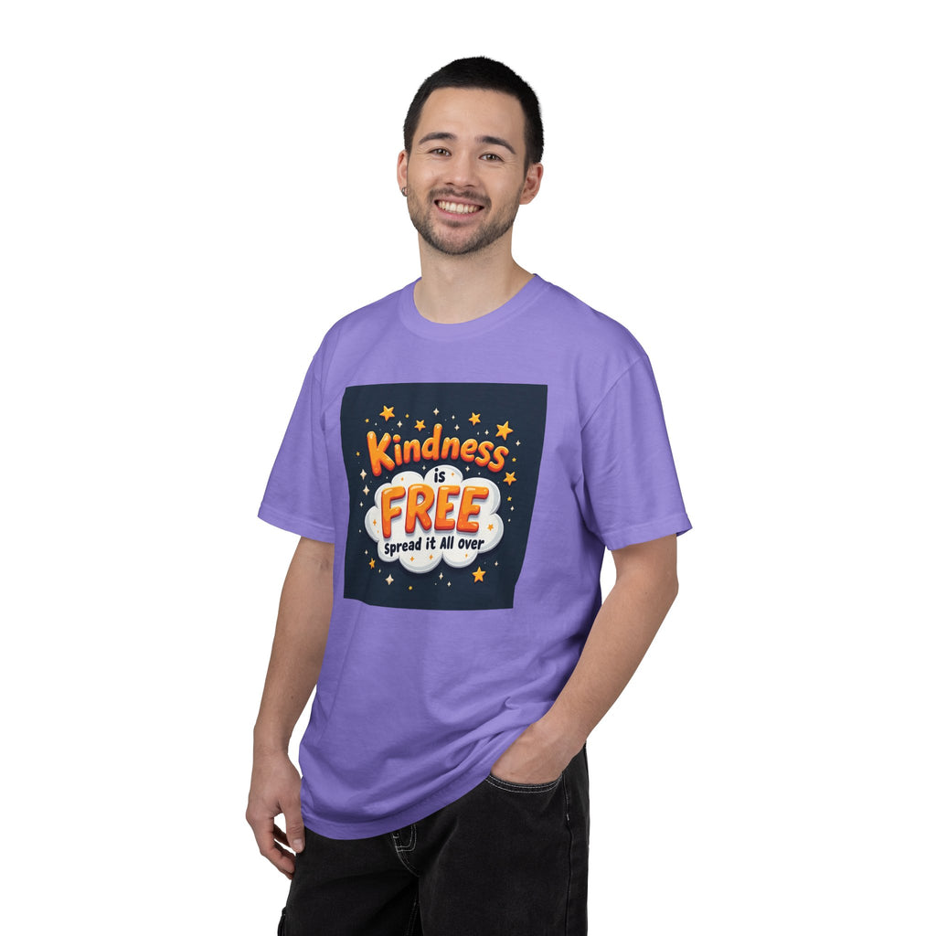Kindness Is Free T-Shirt — 'Spread It All Over' Positive Graphic Tee