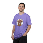 Highland Cow Tee — Cute Cow with Pink Bow Graphic T-Shirt