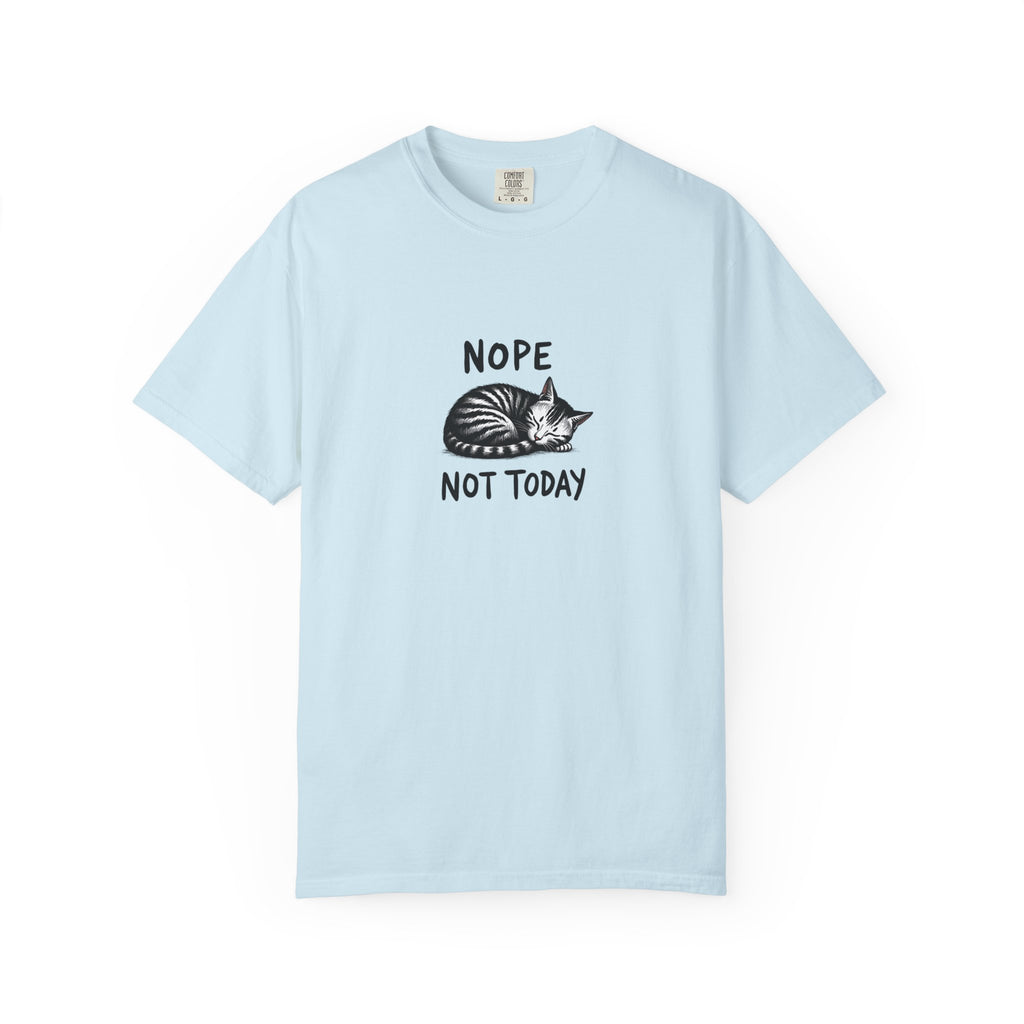 'Nope Not Today' Sleeping Cat Graphic Tee