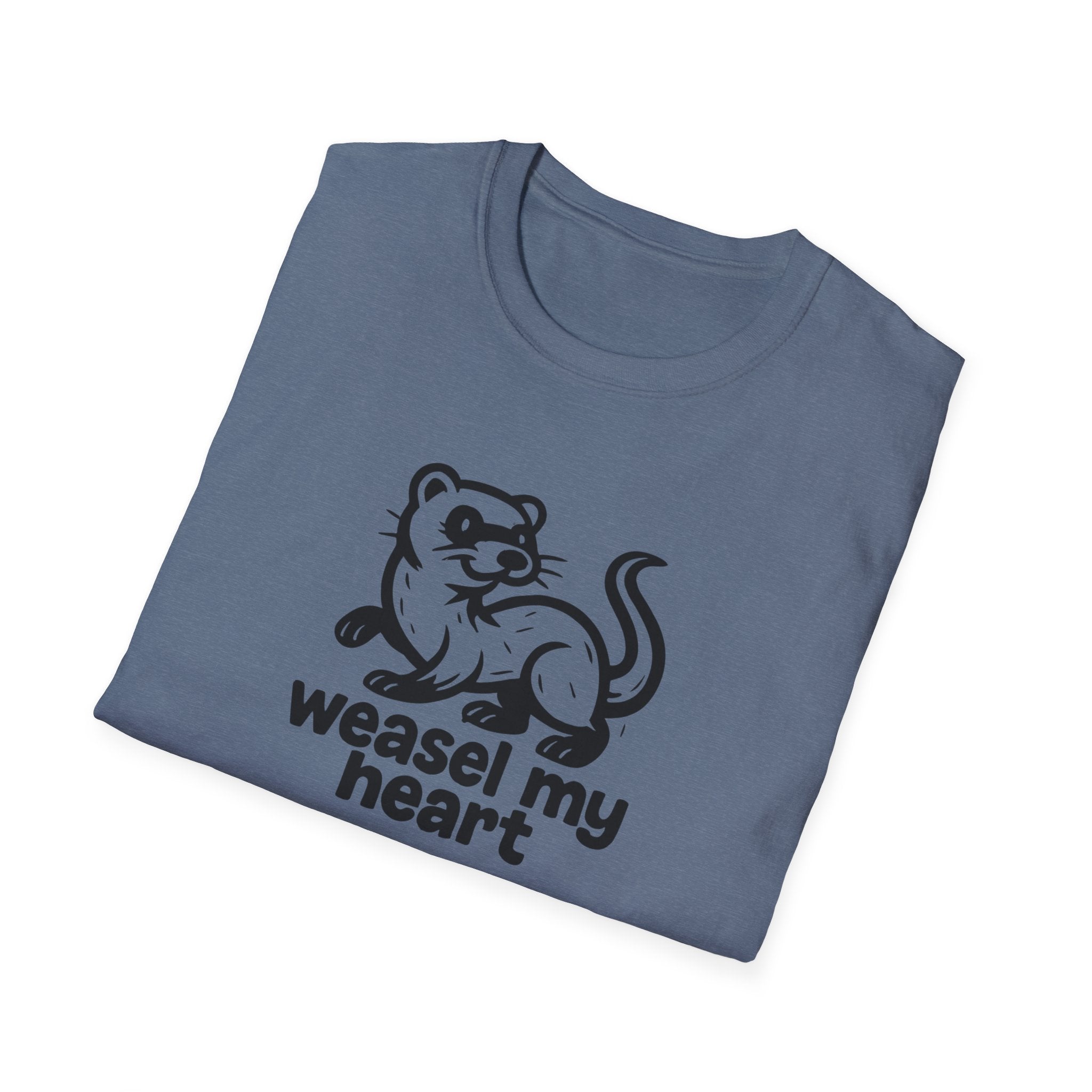 Weasel My Heart T-Shirt — Cute Weasel Illustration Tee