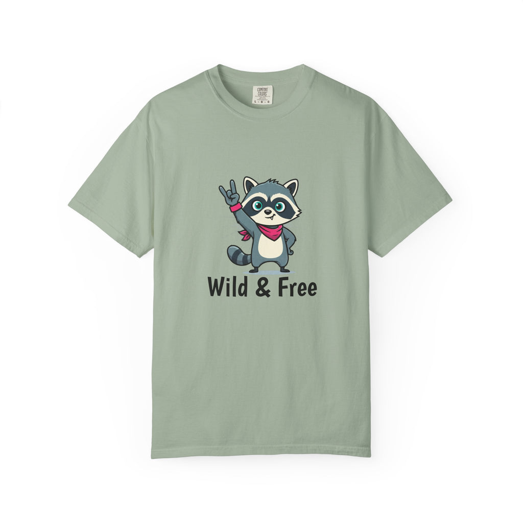 Raccoon "Wild & Free" T-Shirt