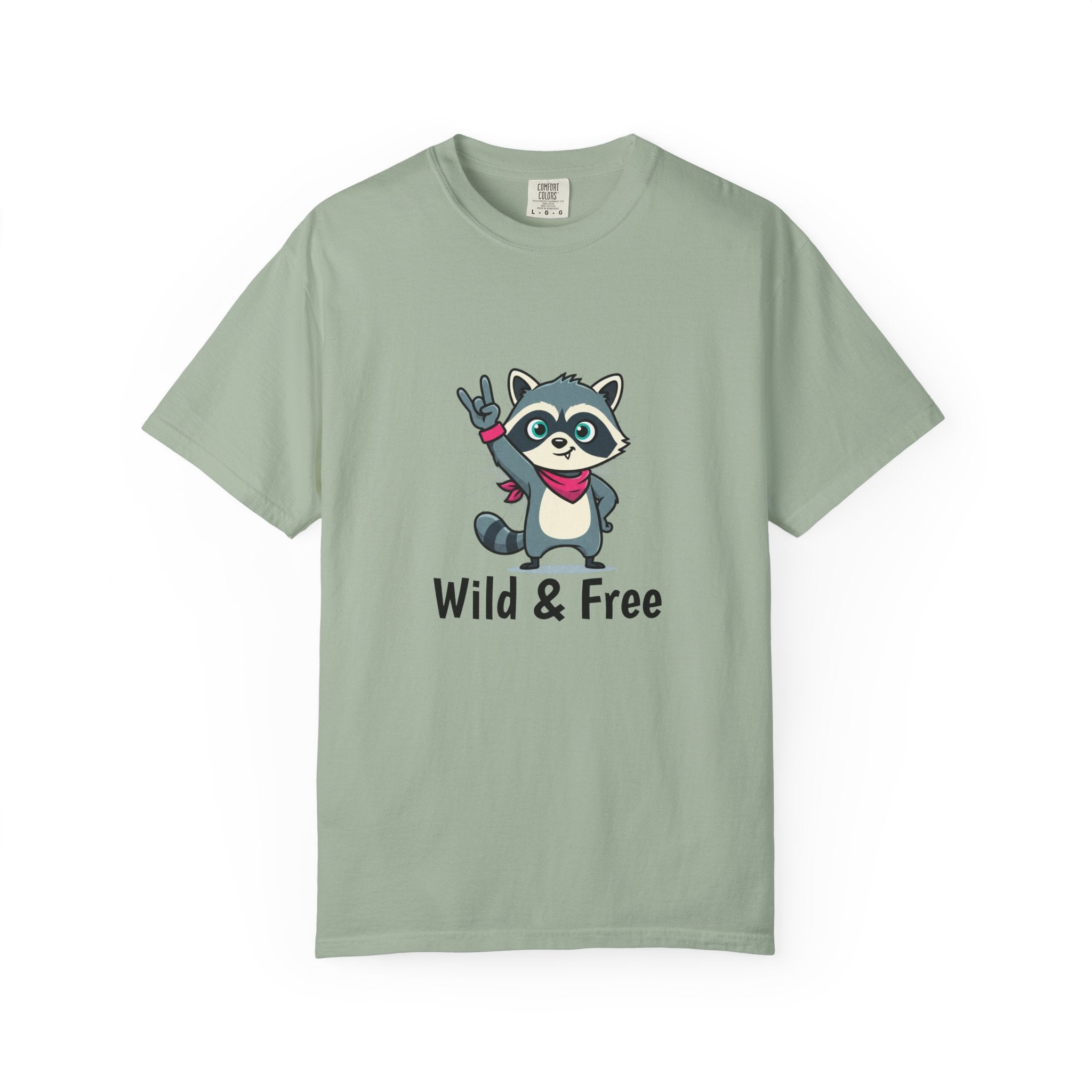 Raccoon "Wild & Free" T-Shirt