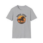 Horse Lover T-Shirt — Running Horse Sunset Graphic Tee