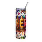 Colorful Drippy Crayon Teacher 20oz Tumbler