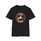 Dog Dad T-Shirt – Retro Running Dog Graphic, Funny Father’s Day Gift for Pet Owners