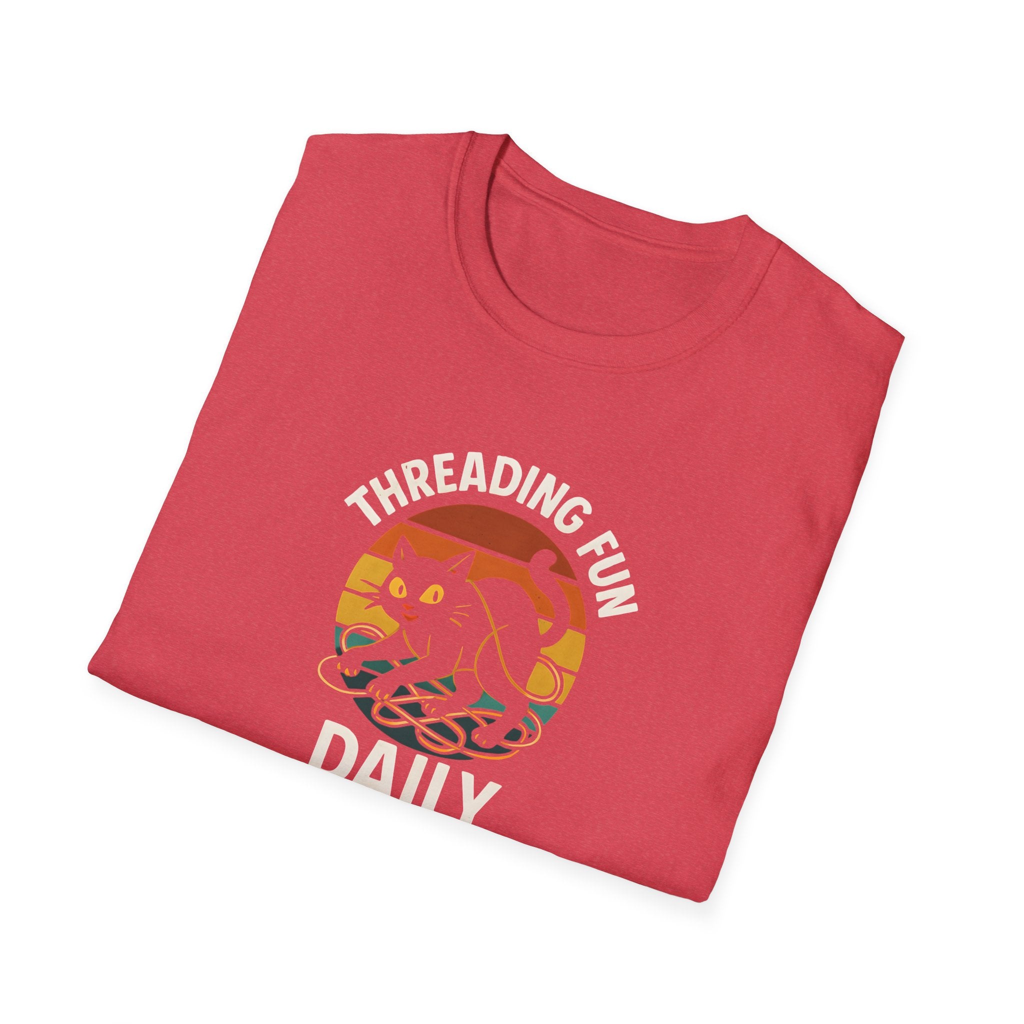 Surf Daily Graphic T-Shirt — Retro Sunset Wave Tee