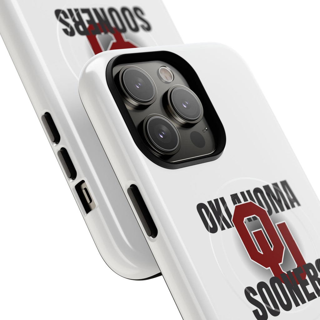 Oklahoma Sooners Tough Magnetic Phone Case — Durable Magnetic Snap-On College iPhone Cover