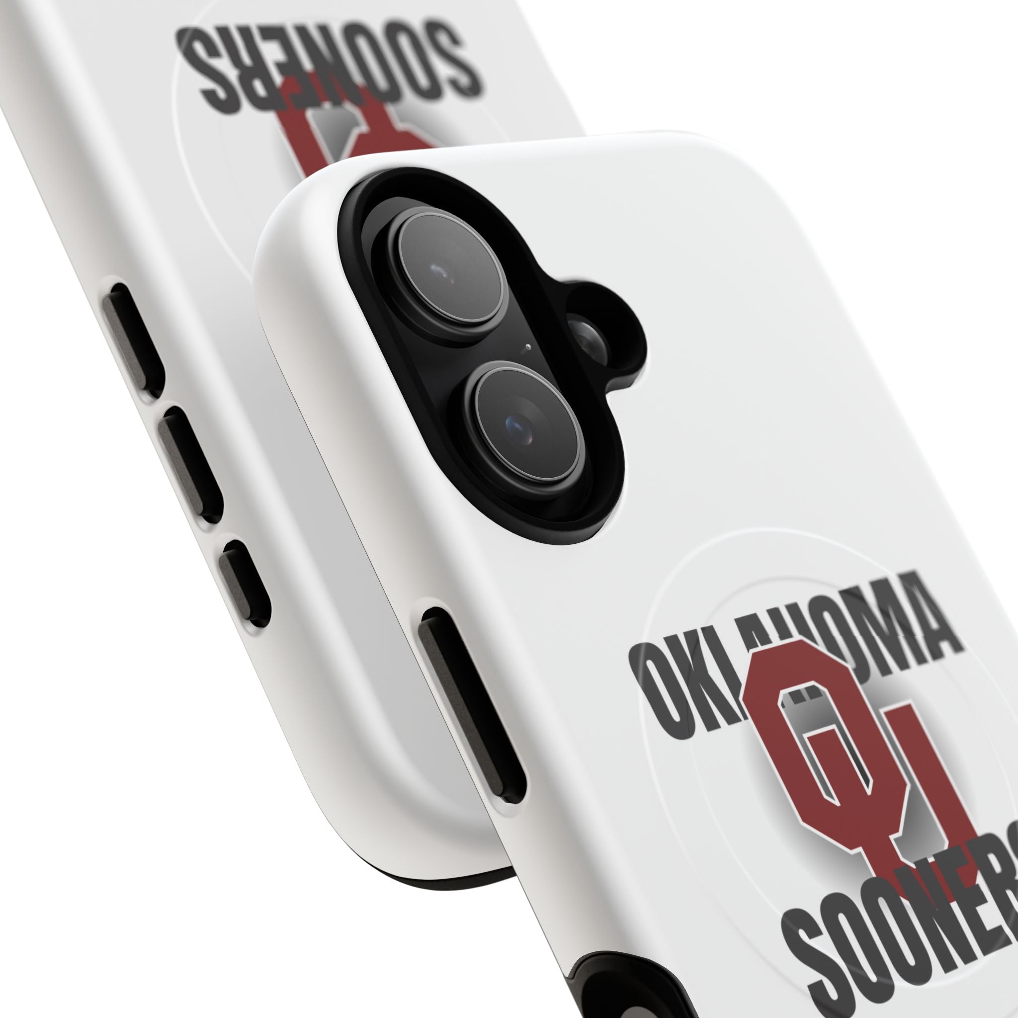 Oklahoma Sooners Tough Magnetic Phone Case — Durable Magnetic Snap-On College iPhone Cover