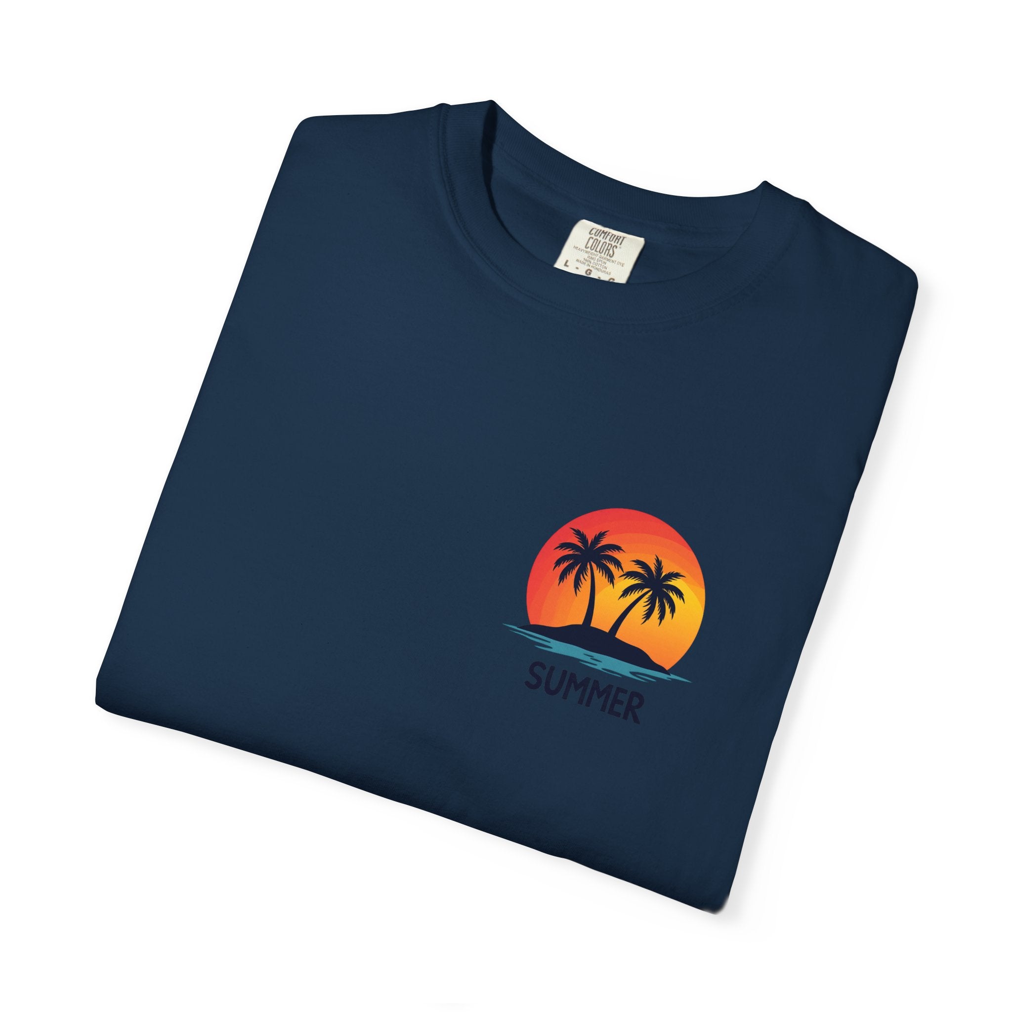 Summer Palm T-Shirt — Sunset Graphic Tee