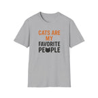 Cats Are My Favorite People T-Shirt — Funny Cat Lover Tee