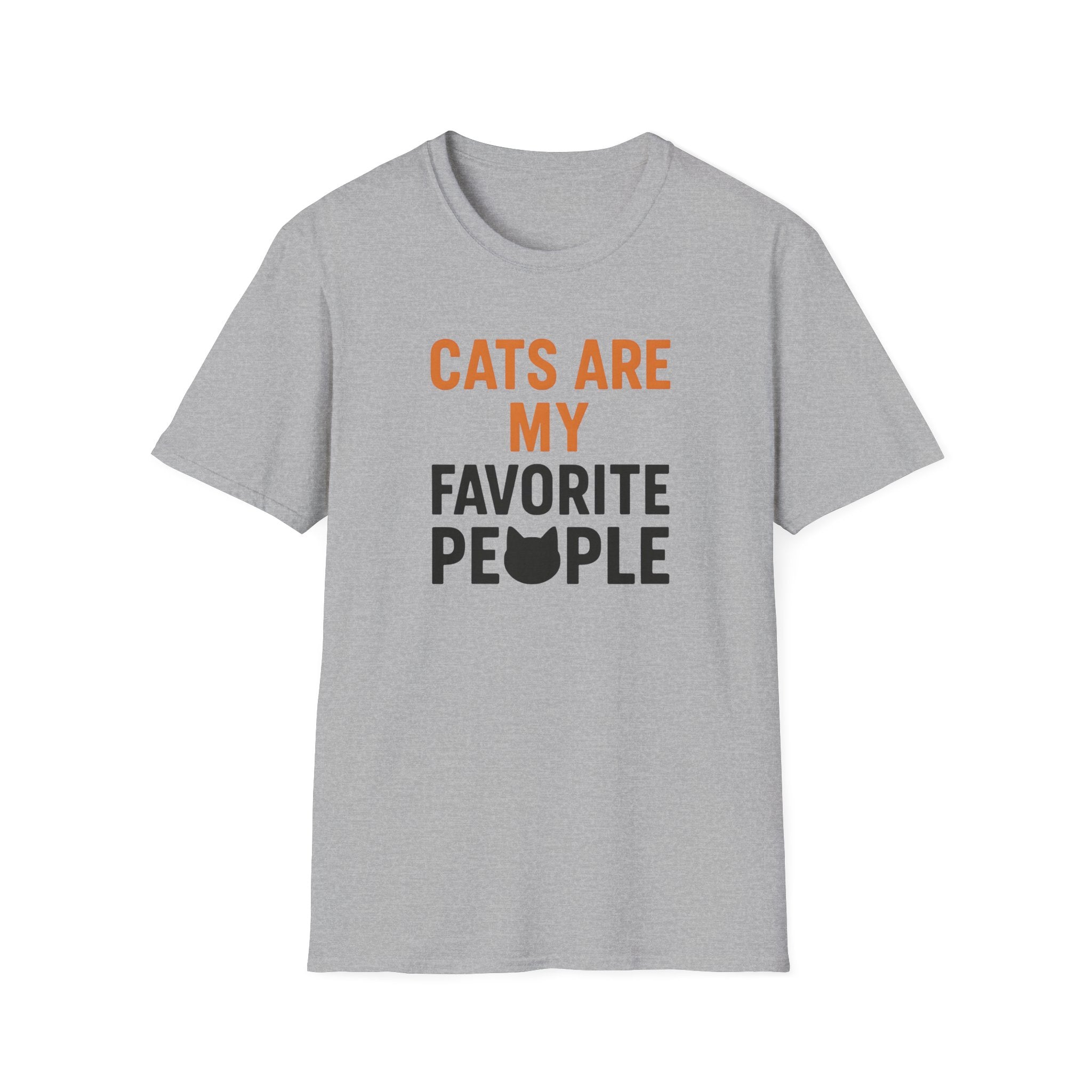 Cats Are My Favorite People T-Shirt — Funny Cat Lover Tee
