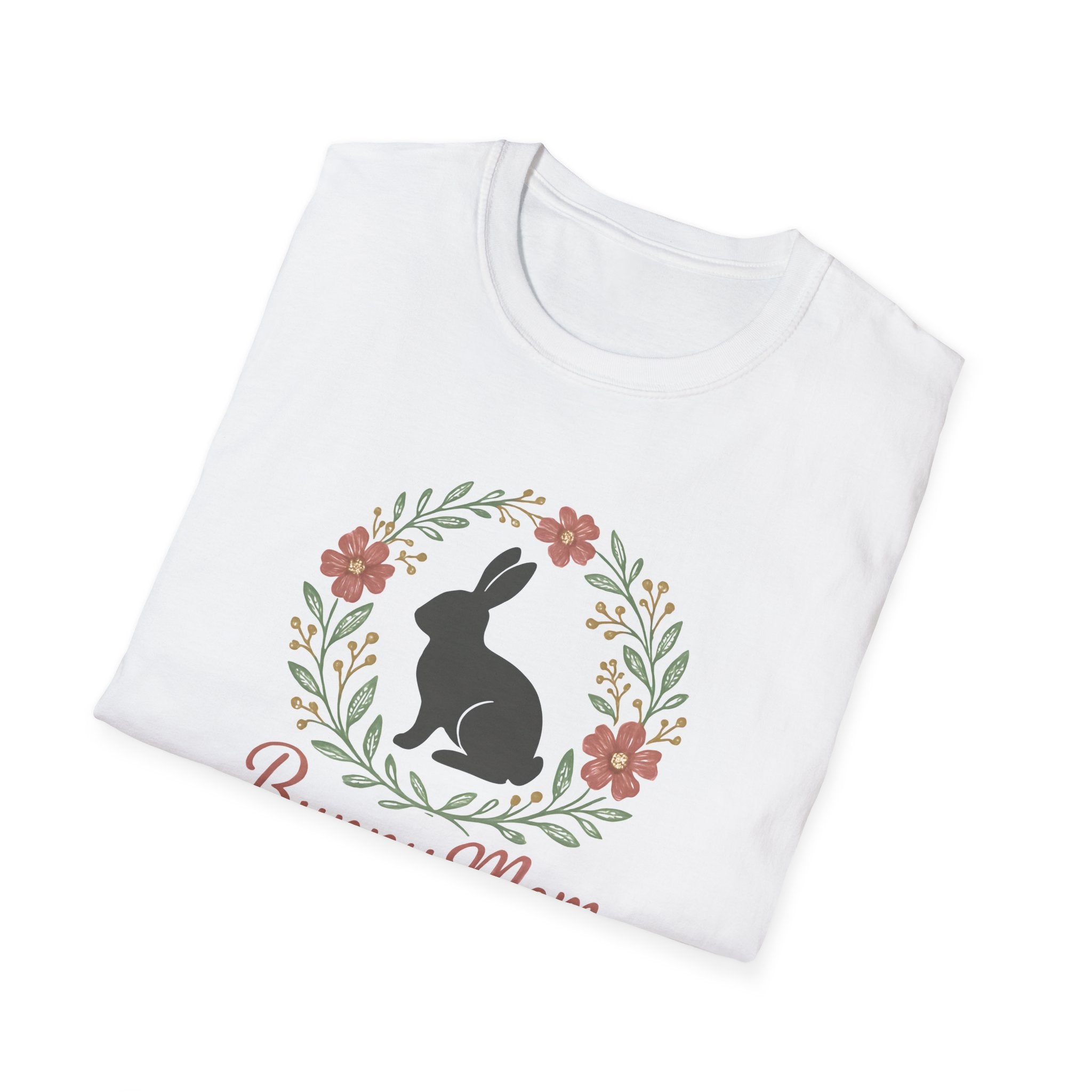 Bunny Mom T-Shirt — Floral Rabbit Mother's Day Tee