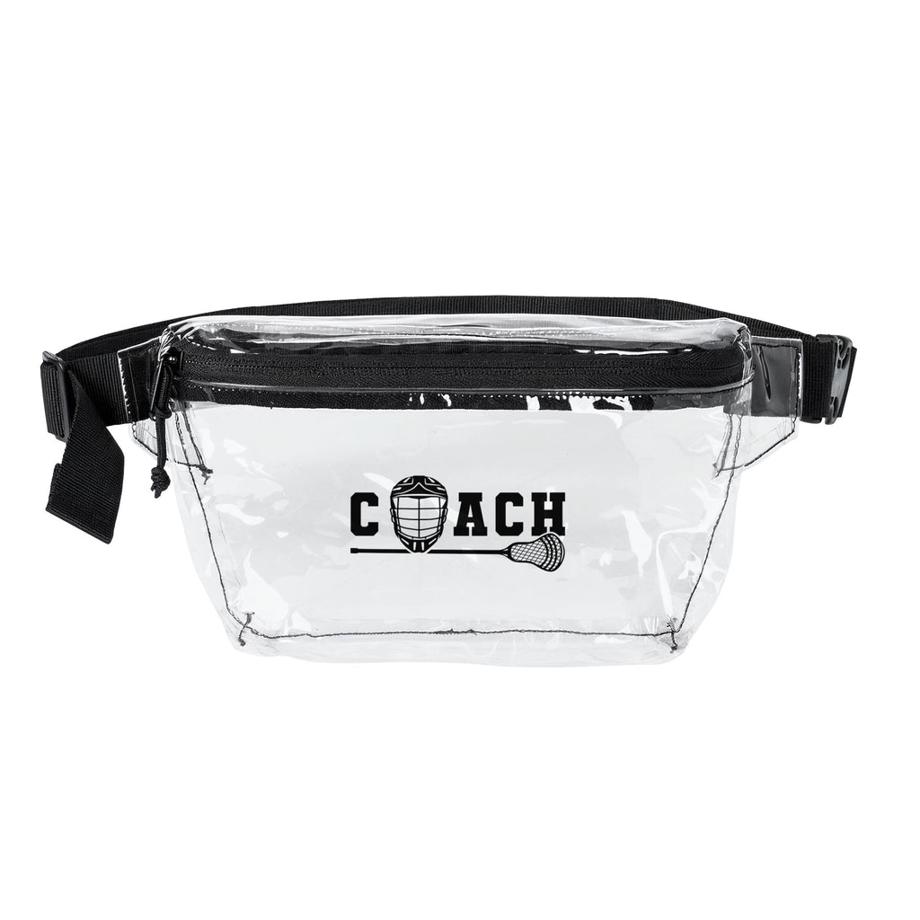 Coach Lacrosse Fanny Pack — Clear / Iridescent Stadium Bag