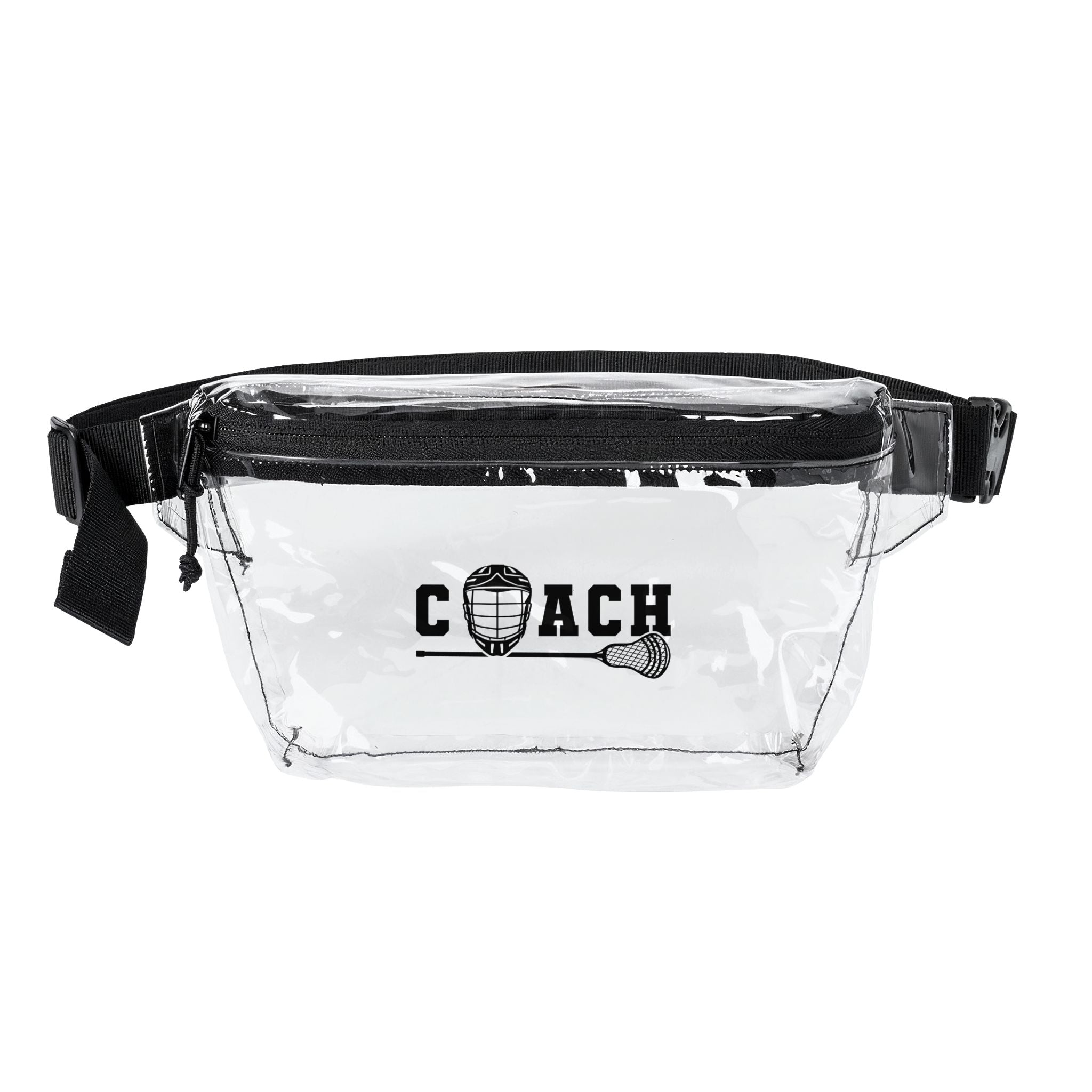 Coach Lacrosse Fanny Pack — Clear / Iridescent Stadium Bag