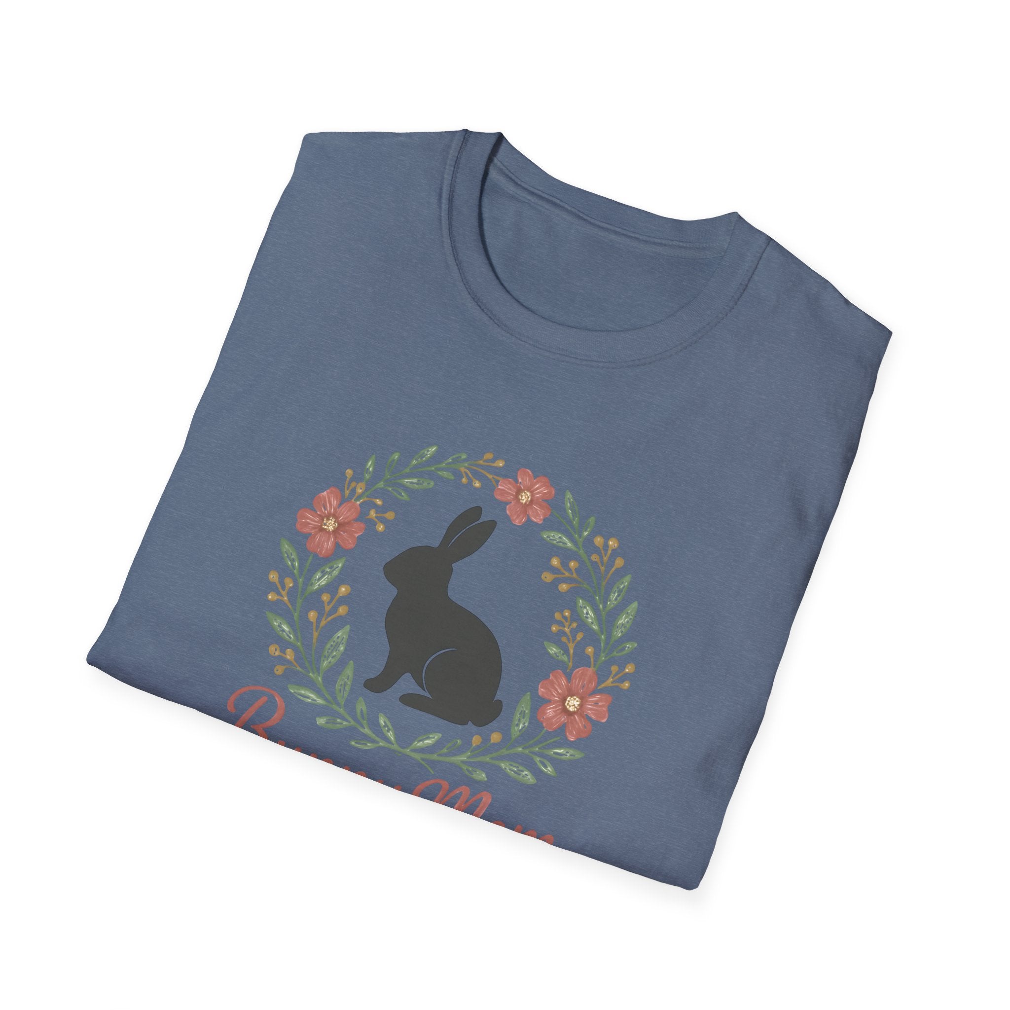 Bunny Mom T-Shirt — Floral Rabbit Mother's Day Tee