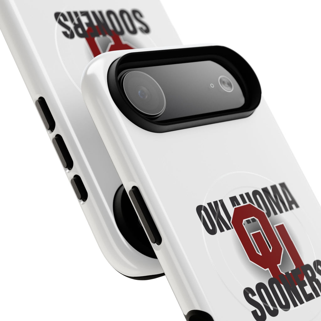 Oklahoma Sooners Tough Magnetic Phone Case — Durable Magnetic Snap-On College iPhone Cover