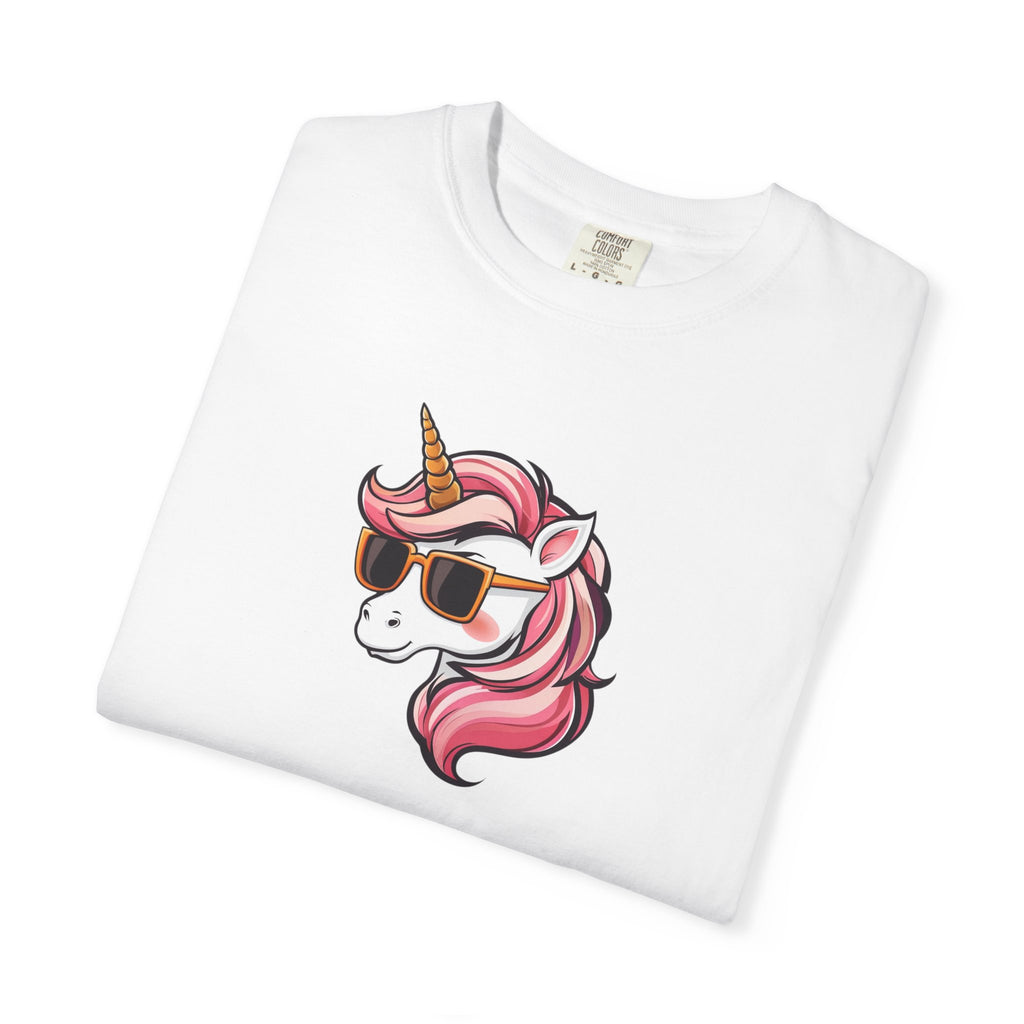 Cool Unicorn T-Shirt — Sunglasses Pink Unicorn Graphic Tee