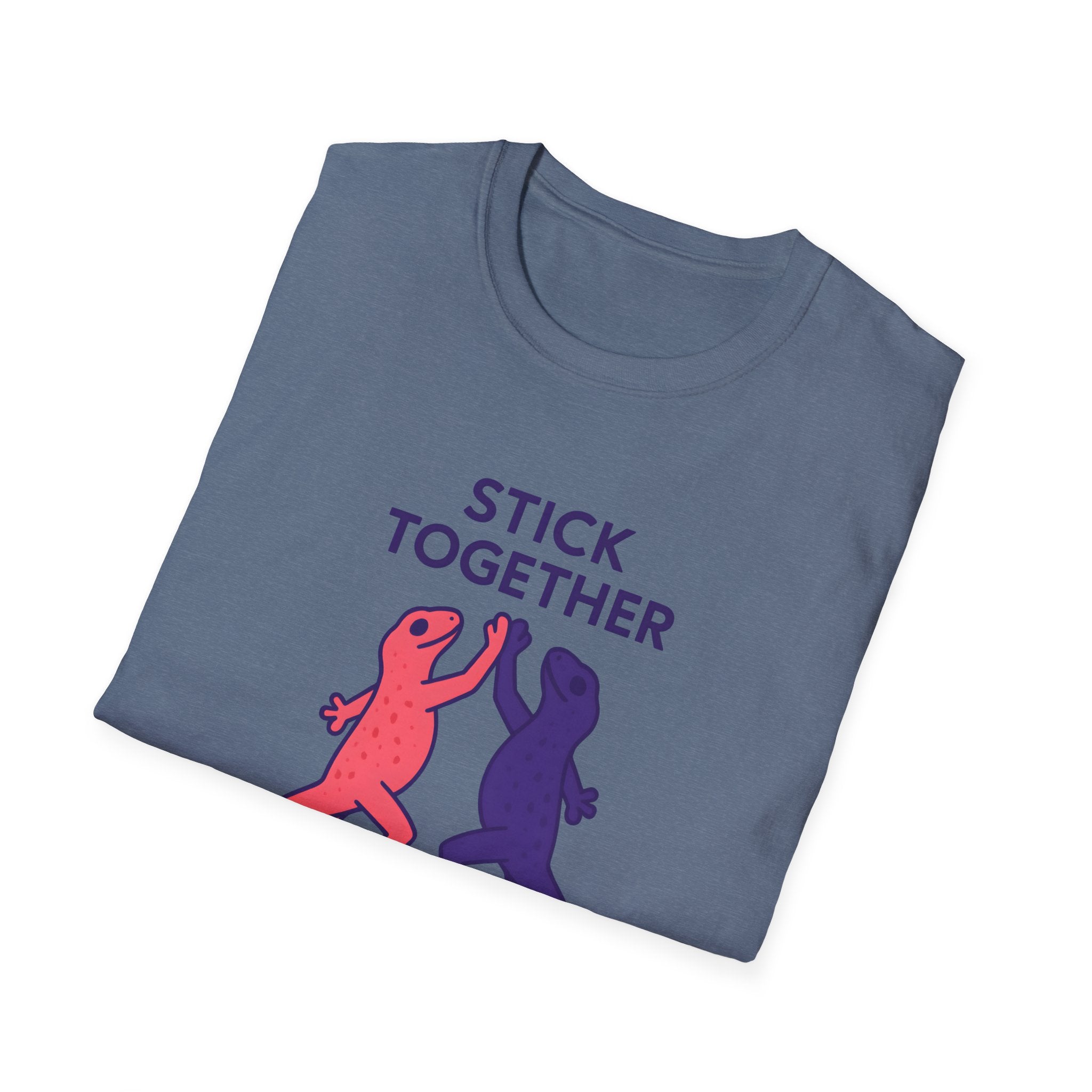 Stick Together Lizard T-Shirt — Cute Matching Gecko Tee