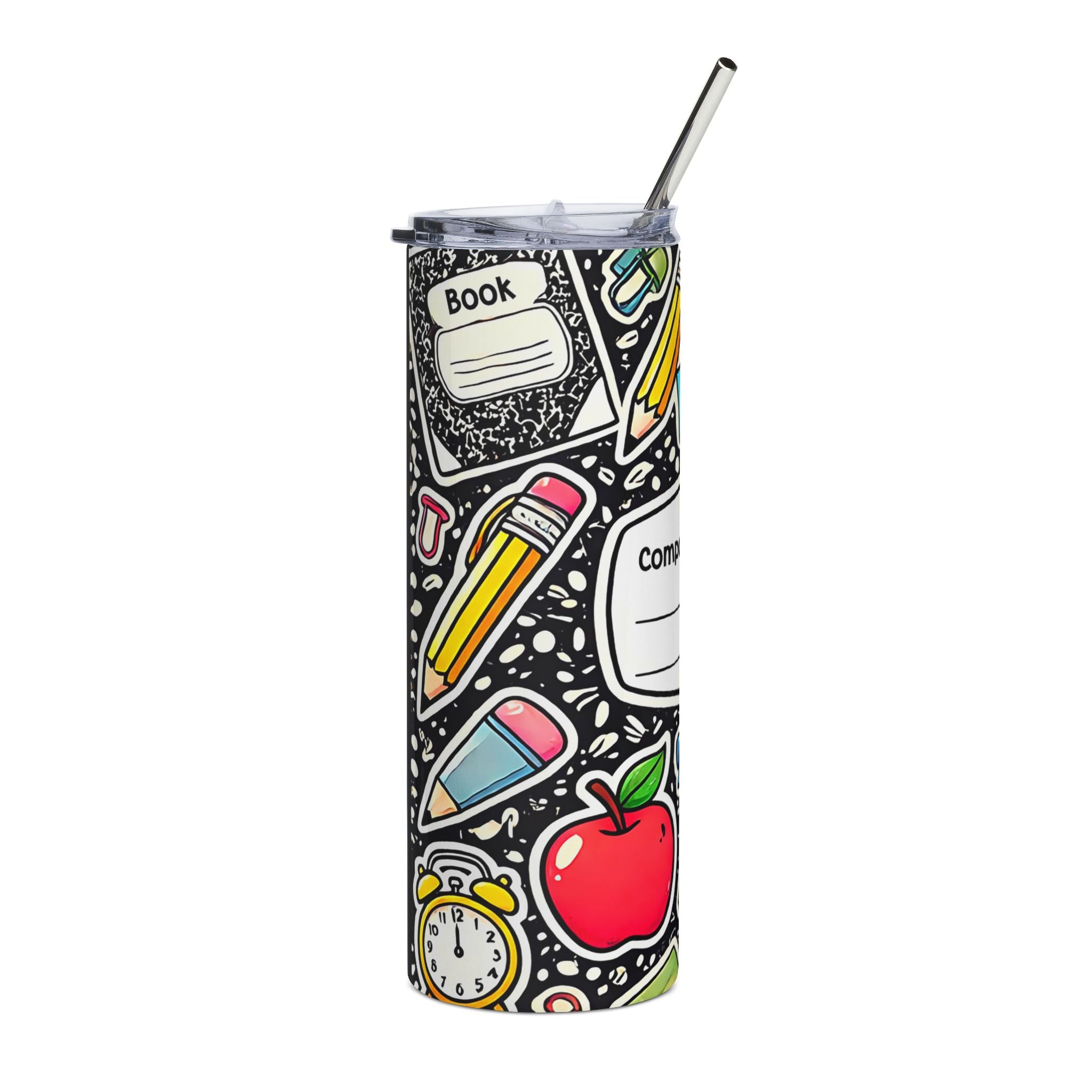 Composition Book School Supplies 20oz Stainless Steel Tumbler