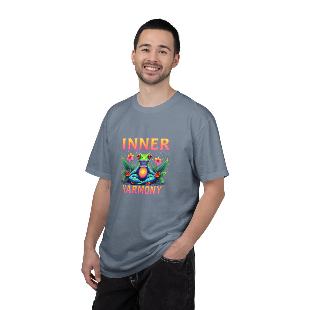 Inner Harmony Frog T-Shirt – Meditation Yoga Graphic Tee