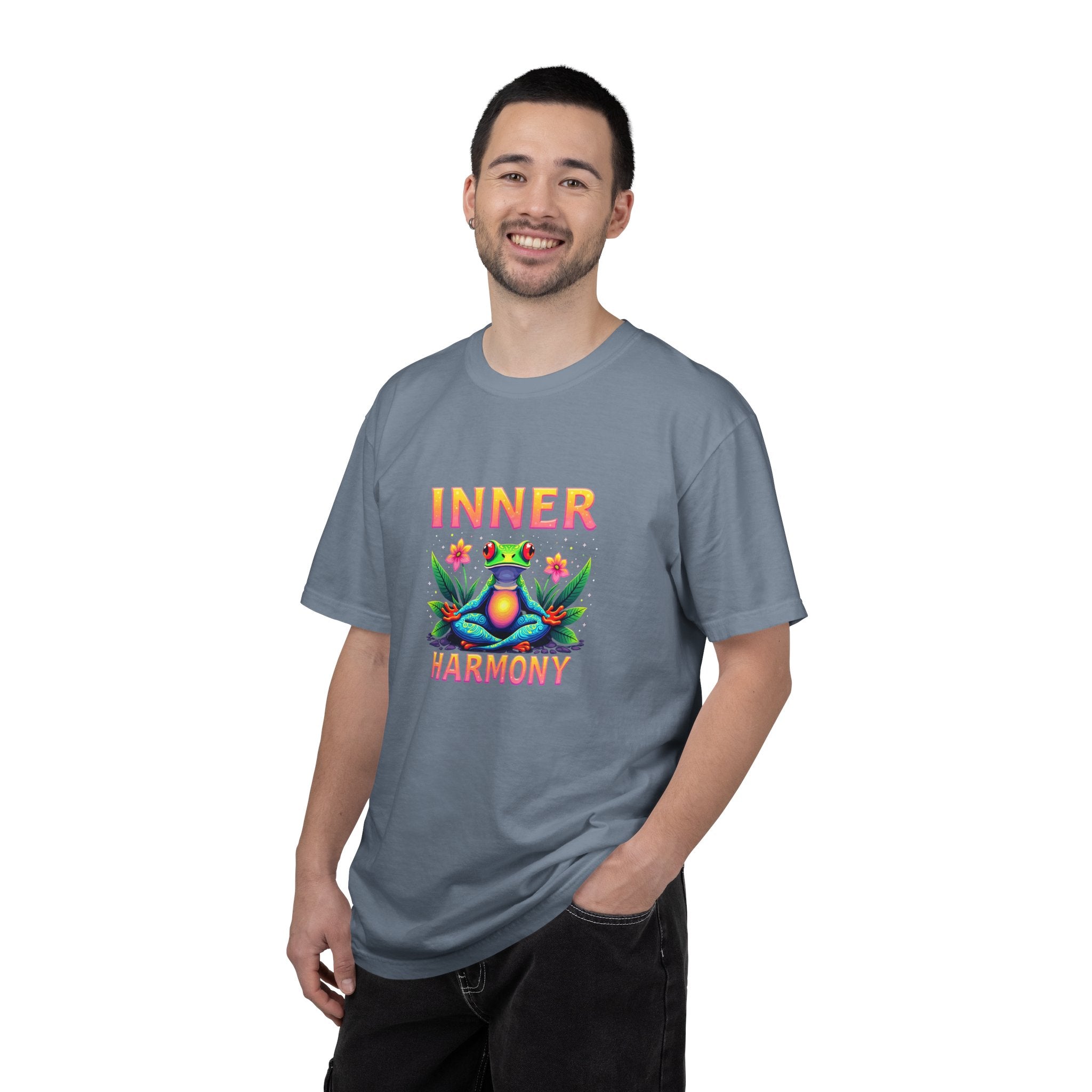 Inner Harmony Frog T-Shirt – Meditation Yoga Graphic Tee