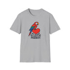 Parrot Lover T-Shirt — "My Heart Belongs to My Parrot" Graphic Tee