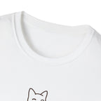 Cat T-Shirt — 'Purrfect Companion' Minimalist Cat Lover Tee